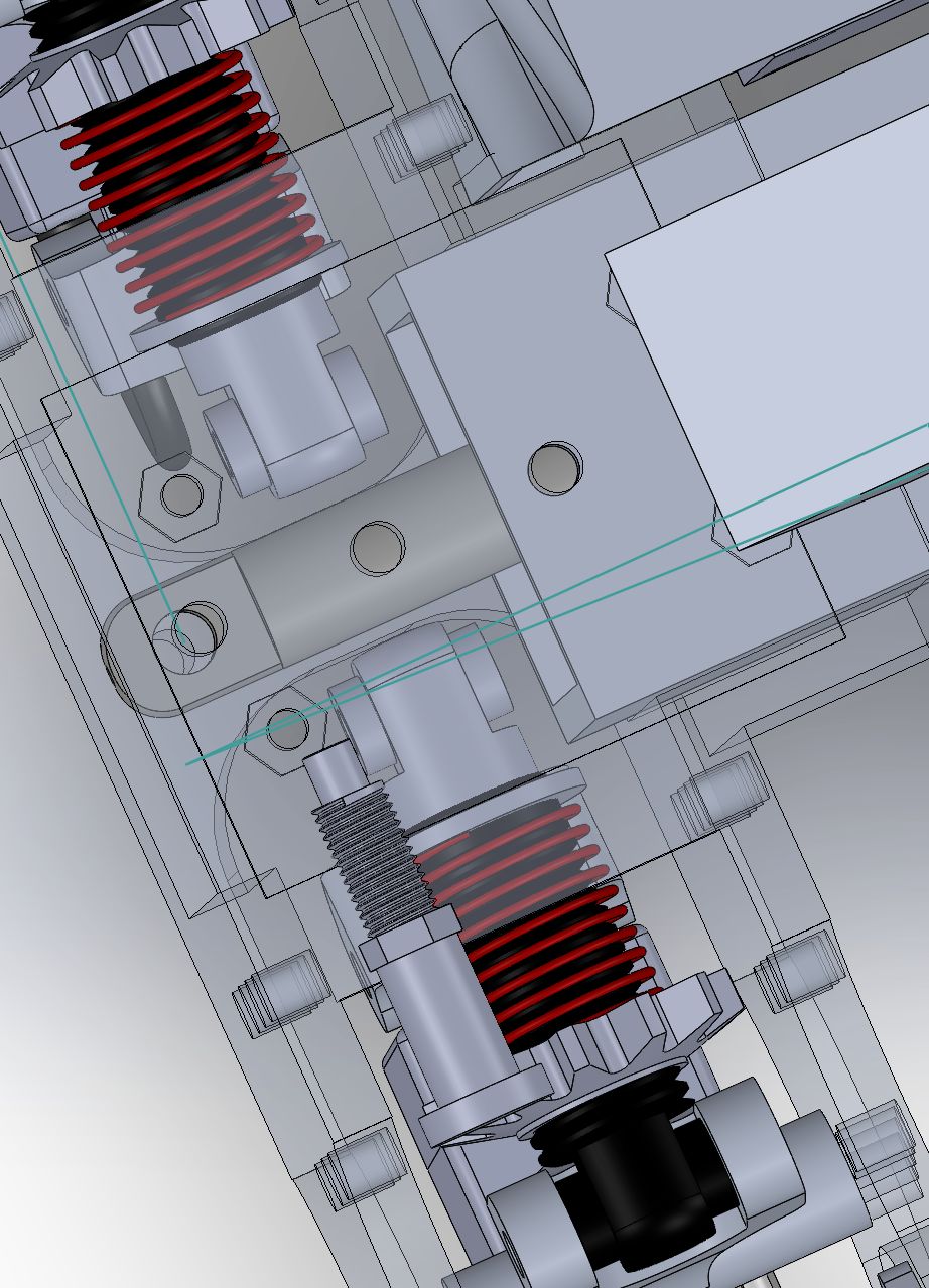 CAD render of ProjectX suspension